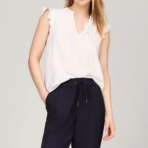 Tommy Hilfiger Women's Ruffled Pink Top